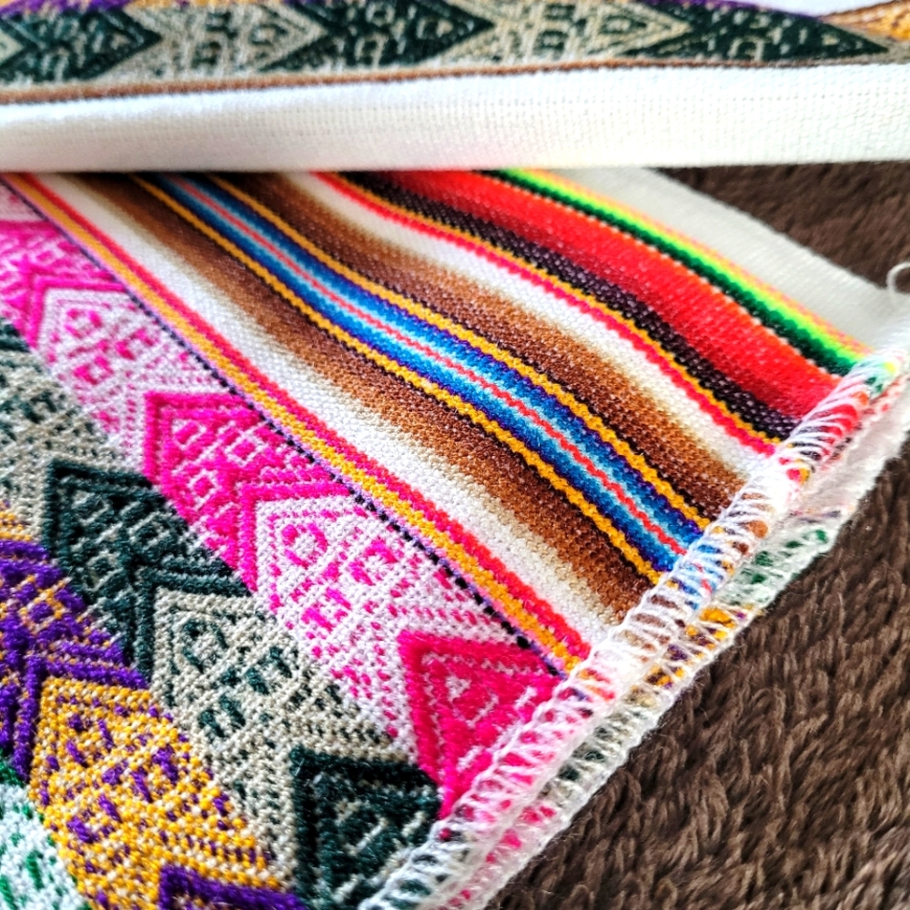 Vintage Peruvian table  cloth/furniture cover